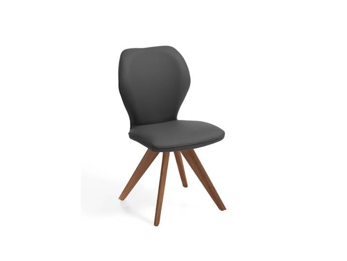 Design-Stuhl, Leder, Schwarz, 49,5×60×92 cm, Trend-Line, Modern, Niehoff-Sitzmöbel