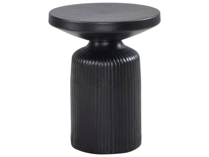 Mid.you Beistelltisch, Schwarz, Metall, rund, Sockel, 30 cm, Wohnzimmer, Wohnzimmertische, Beistelltisch, Beistelltische rund