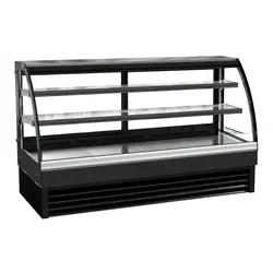 Rund-Kühlvitrine 2000 mm – Professionelle Umluft-Displayvitrine