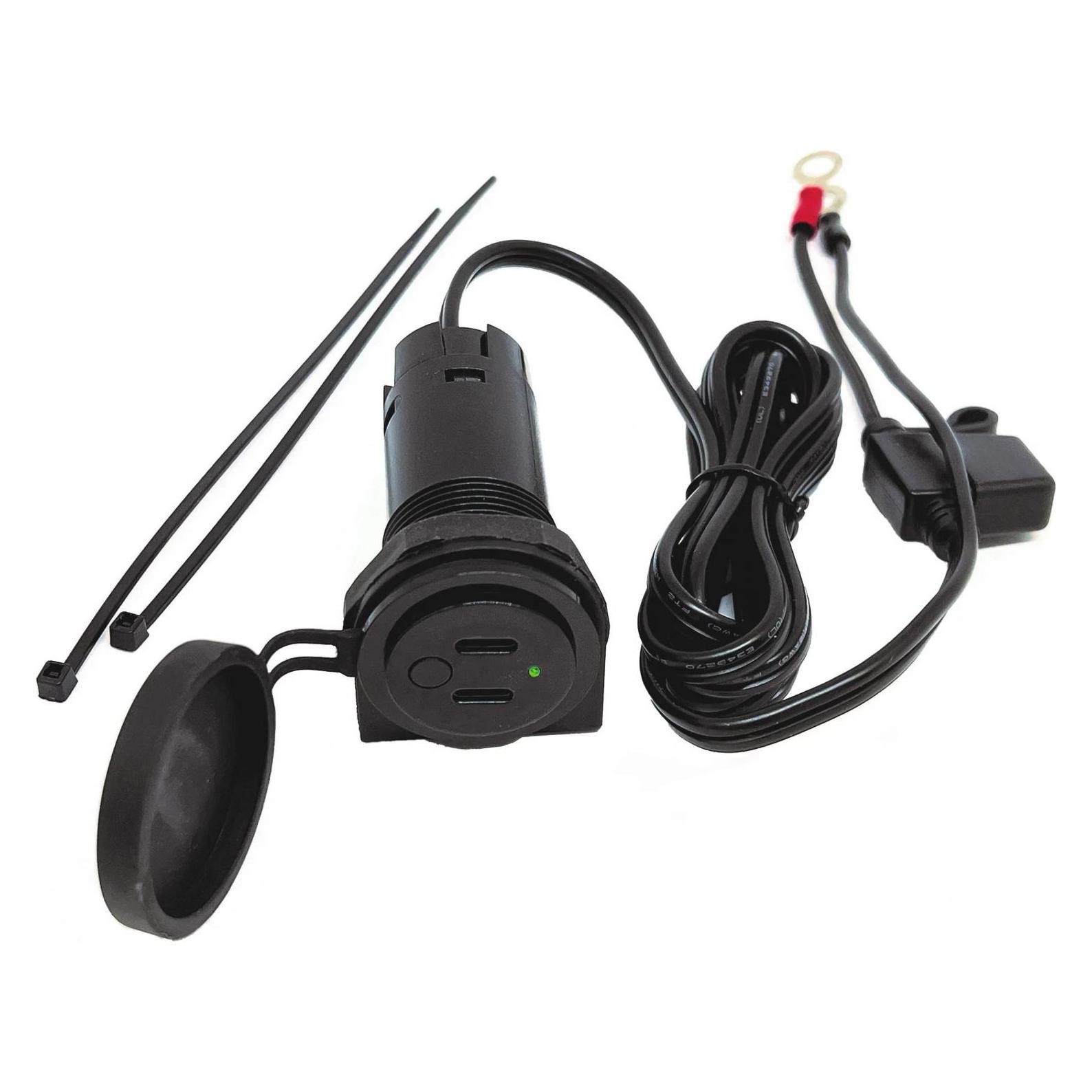 BAAS USB-Twin-Bordsteckdose 3,6A 12/24 V (USB18)