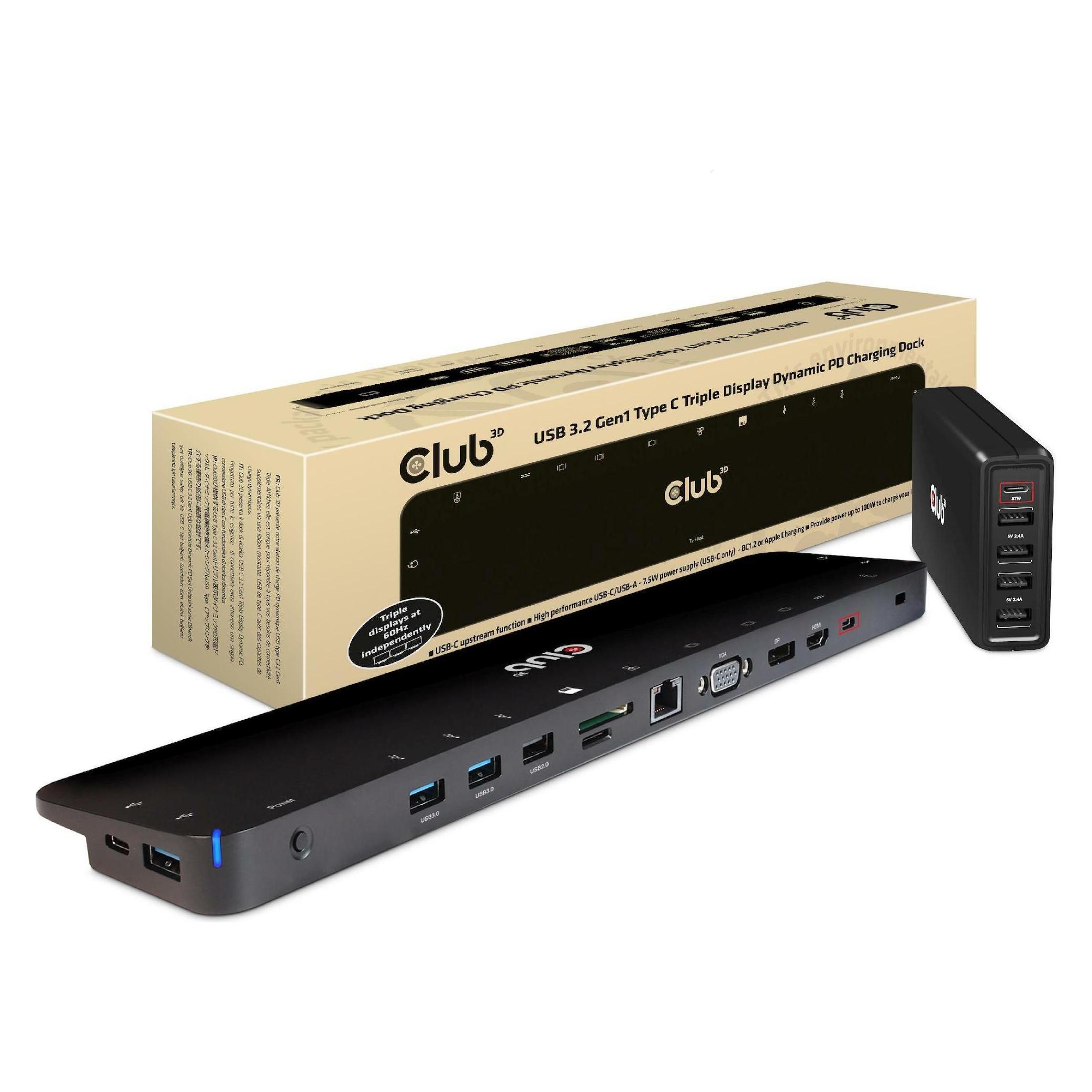 Club 3D CSV-1564W100 (USB-C, 1 Port) (CSV-1564W100)