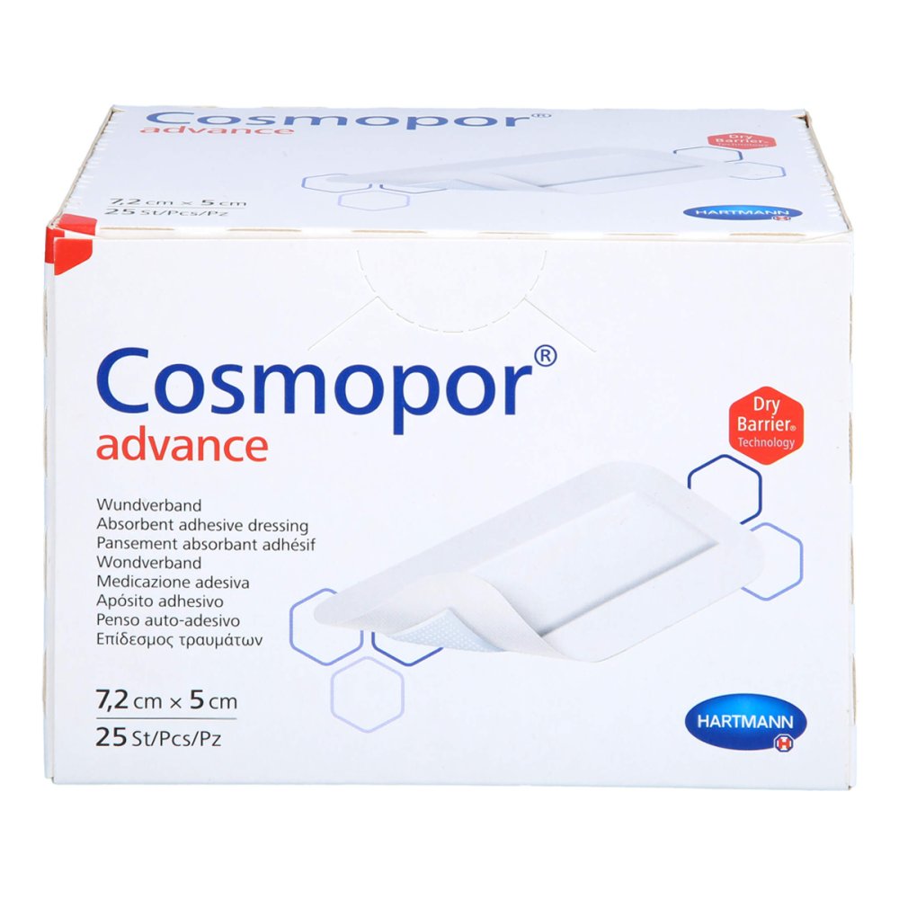 Docpharm GmbH Cosmopor Advance Wundverband 5x7,2 Cm 18319877