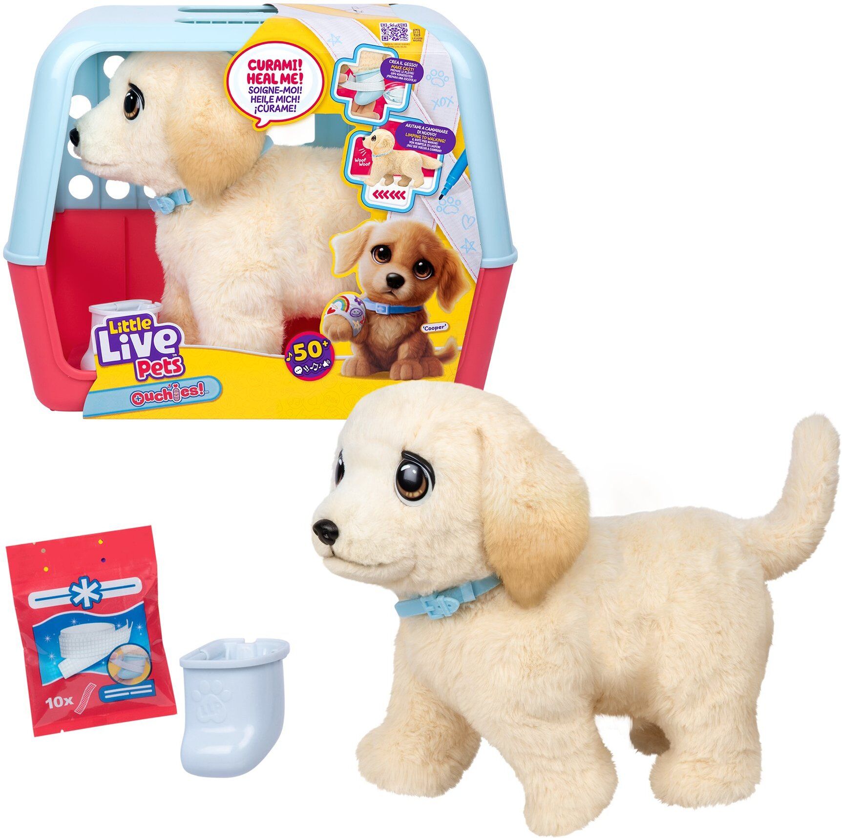Animale Interattivo Rocco Giocattoli 20486274 LITTLE LIVE PETS Peluche