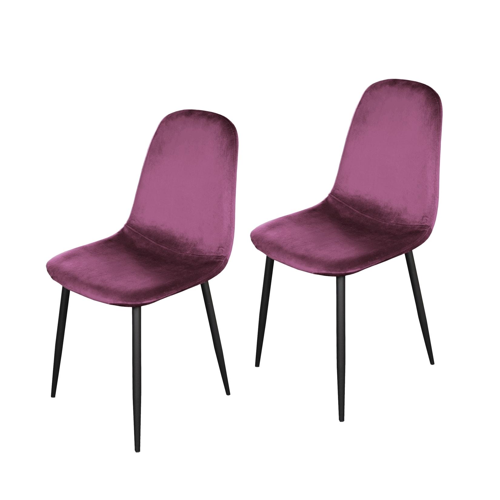 HTI-Living Stuhl Savannah Velvet 2er-Set