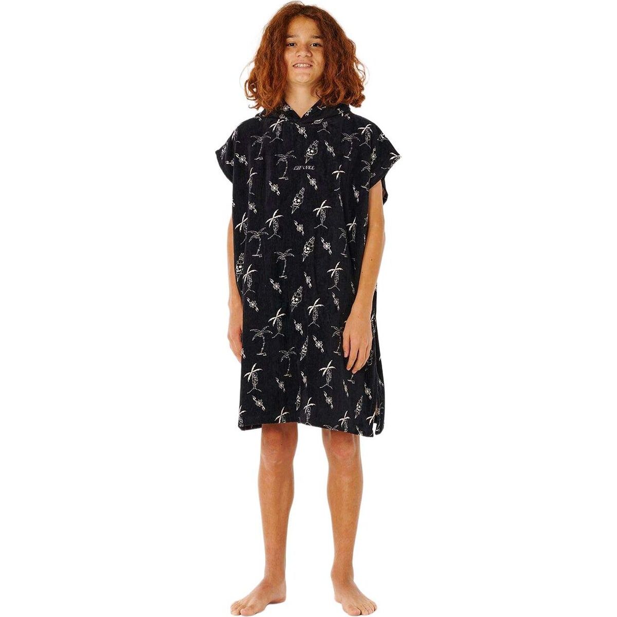 RipCurl Mixed Hooded Towel - BOY black (0090) L 008BTO-0090-L