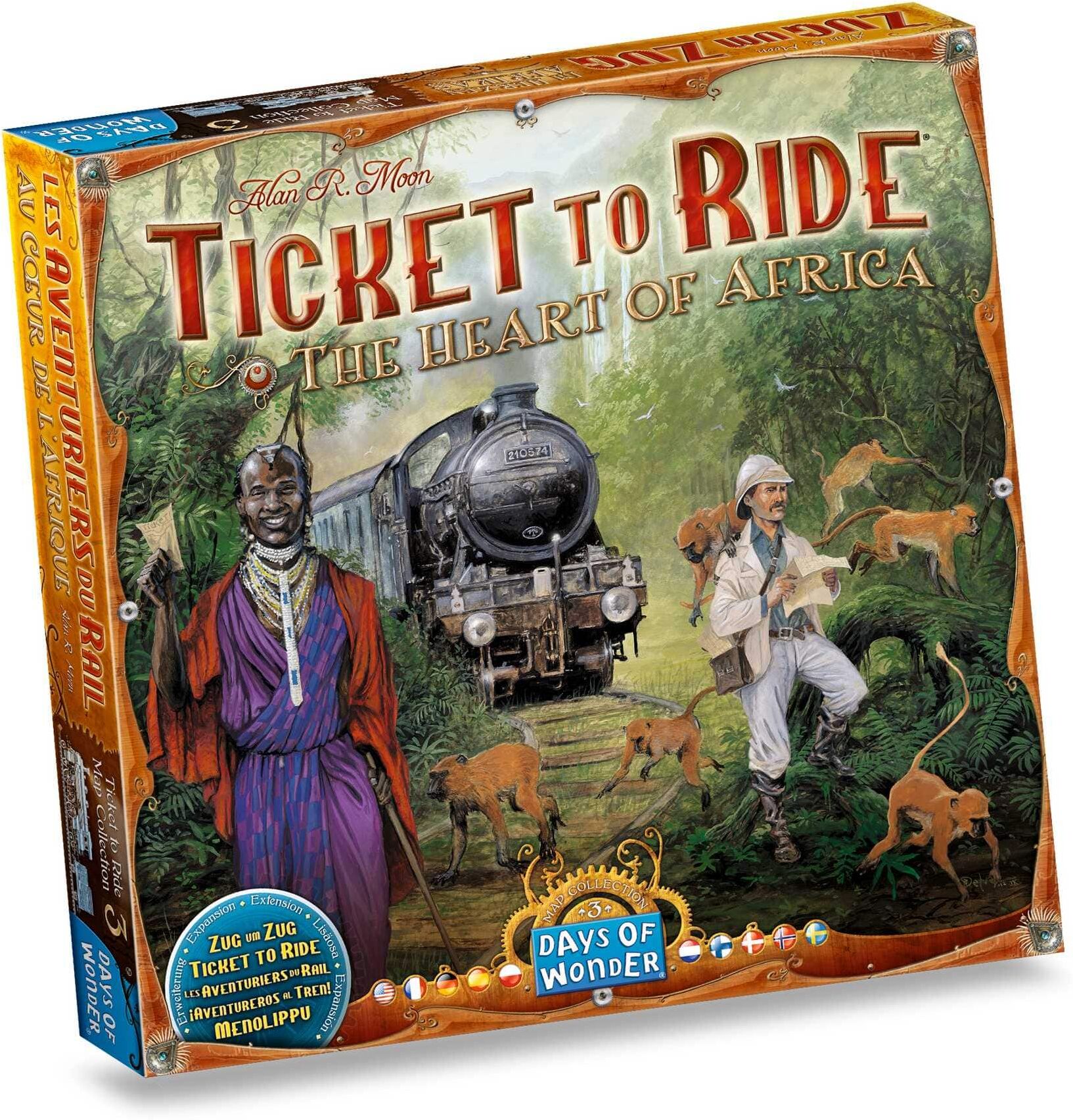 Days of Wonder Ticket to Ride Map Collection: Volume 3 – The Heart of Africa