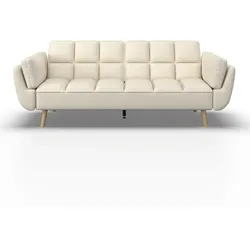 Schlafsofa Cora Creme Webstoff