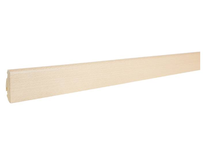 Parkett-Sockelleiste 2 Buche Natur 240 × 1.9 cm