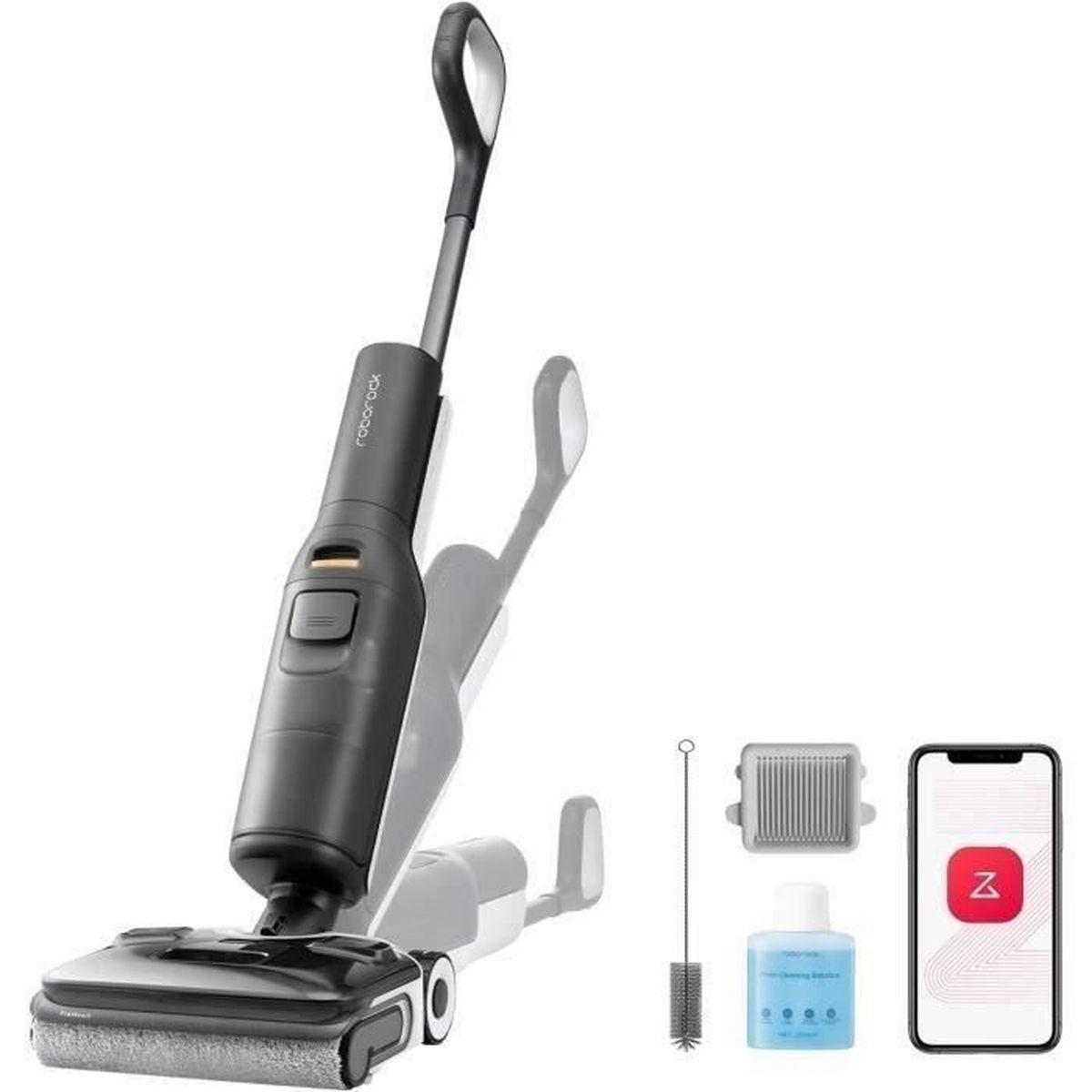 Roborock F25 ACE, Elektrischer Mopp, Schwarz, Weiß, 740 l, 100 l, Trocken, Status
