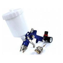 Silver Spray Gun With Upper Bank And Pressure Gauge H-827 (EX10506/1)