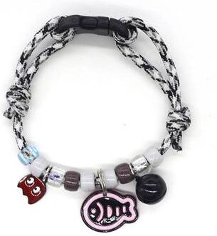 Inspired Living Colorful Braided Adjustable Pet Necklace With Bells For Cats And Puppies f