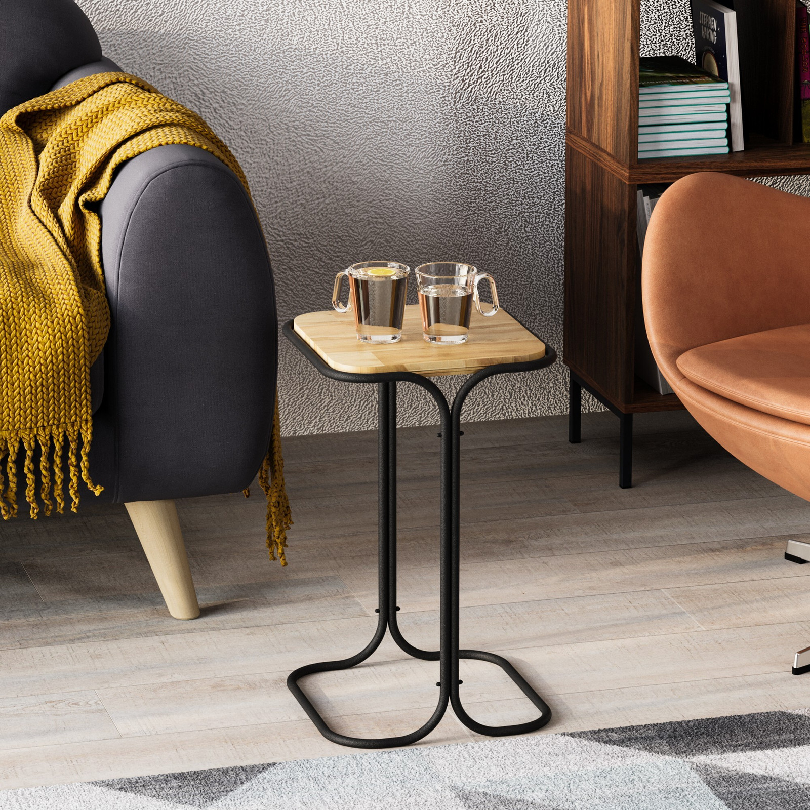 Skye Decor Salontafel Shb-001-A, Zwart, H 52 x B 30 x D 30 cm