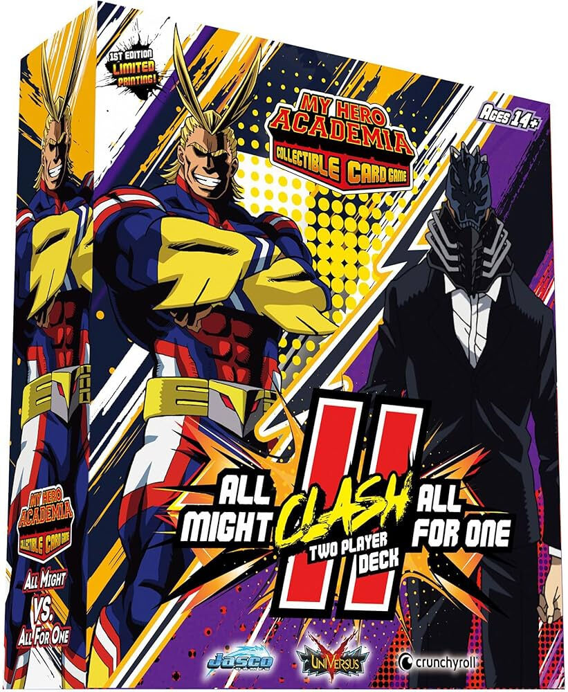 Jasco Games Jasco My Hero Academia CCG 2-Player Clash Deck-All Might vs. All for One (Diversen) Nieuw