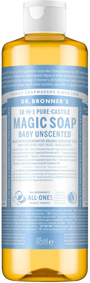 475ml DR. BRONNER'S MAGIC SOAP Baby Unscented