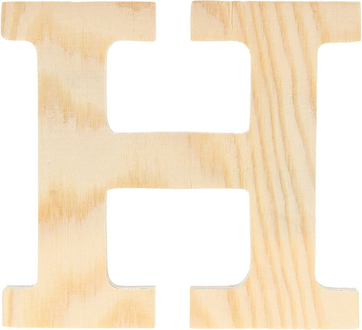 Artemio houten letter H 11,5 cm