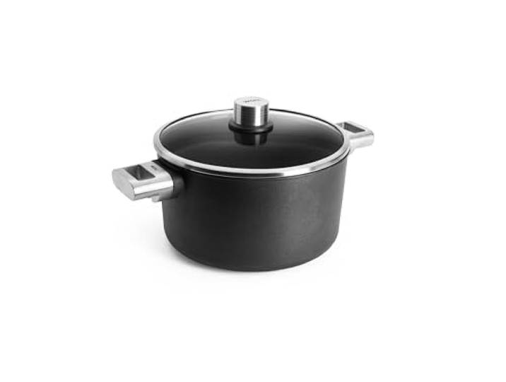 WOLL Eco Logic QXR Gusstopf 24 cm – mit Deckel – 2 Edelstahlgriffe – PFAS-frei Antihaft – Induktion – backofenfest 250 C – spuelmaschinenfest