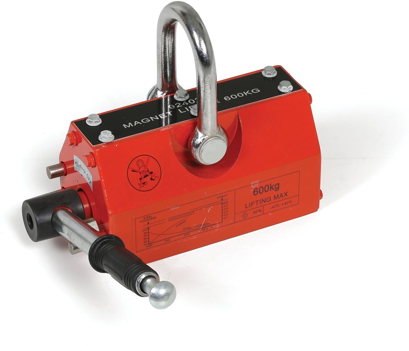 B2B Partner Permanentní zvedací magnet HG-B, 600 kg