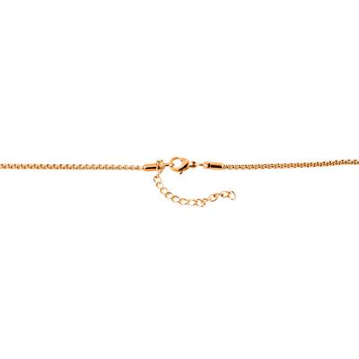 Gliederkette ADELIA´S "Halskette – Venezianerkette aus Edelstahl 70 cm", gold, Halsketten, Damen, 70cm, Edelstahl, Gliederkette, Perfekt als Geschenk für besondere Menschen
