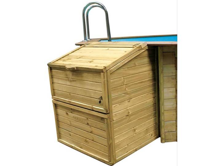 GRE Technikraum für Echtholzpools 787248