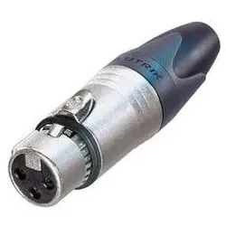 Neutrik - Xlr-Kabelstecker, 3-Polige Emc-Kabelbuchse, Störungsfrei (XLR Kabel), Audiokabel
