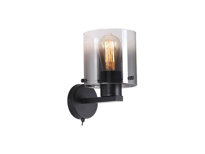 Dimmbare Design Wandlampe „Sweden“ Mocca, Rauchglas Searchlight