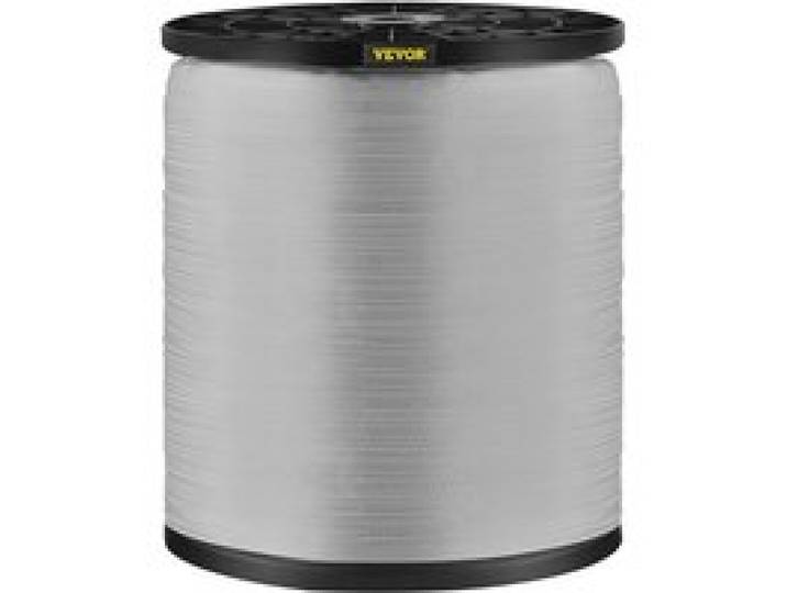VEVOR Ruban de traction en polyester, 567 kg, ruban plat de 961 m x 12,7 mm, pour travail de fils et de câbles, fonctions variables, pour tirer/charger/emballer dans les conditions météorologiques