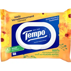 Tempo Feuchtes Toilettenpapier Calendula und Kamille 1-lagig