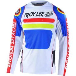Troy Lee Designs, Unisex, Velotrikot, Sprint Jersey, Drop In, white, youth XL SALE (XL), Weiss, XL
