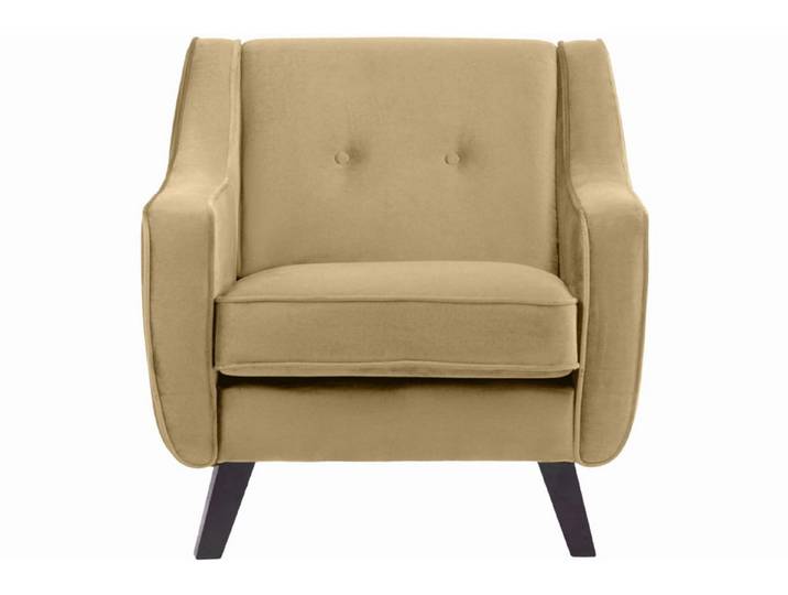KONSIMO® Sessel TERSO elegant, Steppung, hohe Beine, in elegantem Stil, Weicher Velours-Stoff