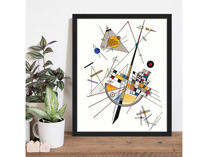 Bild Sailing Rahmen: Massivholz Buche, lackiert Abdeckung: Plexiglas Multicolor 42 x 52cm