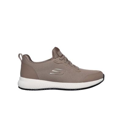 Berufsschuh SKECHERS "TPE Squad SR" Gr. 39, braun (taupe), 39, Obermaterial: 100% Synthetik synthetic., Schuhe