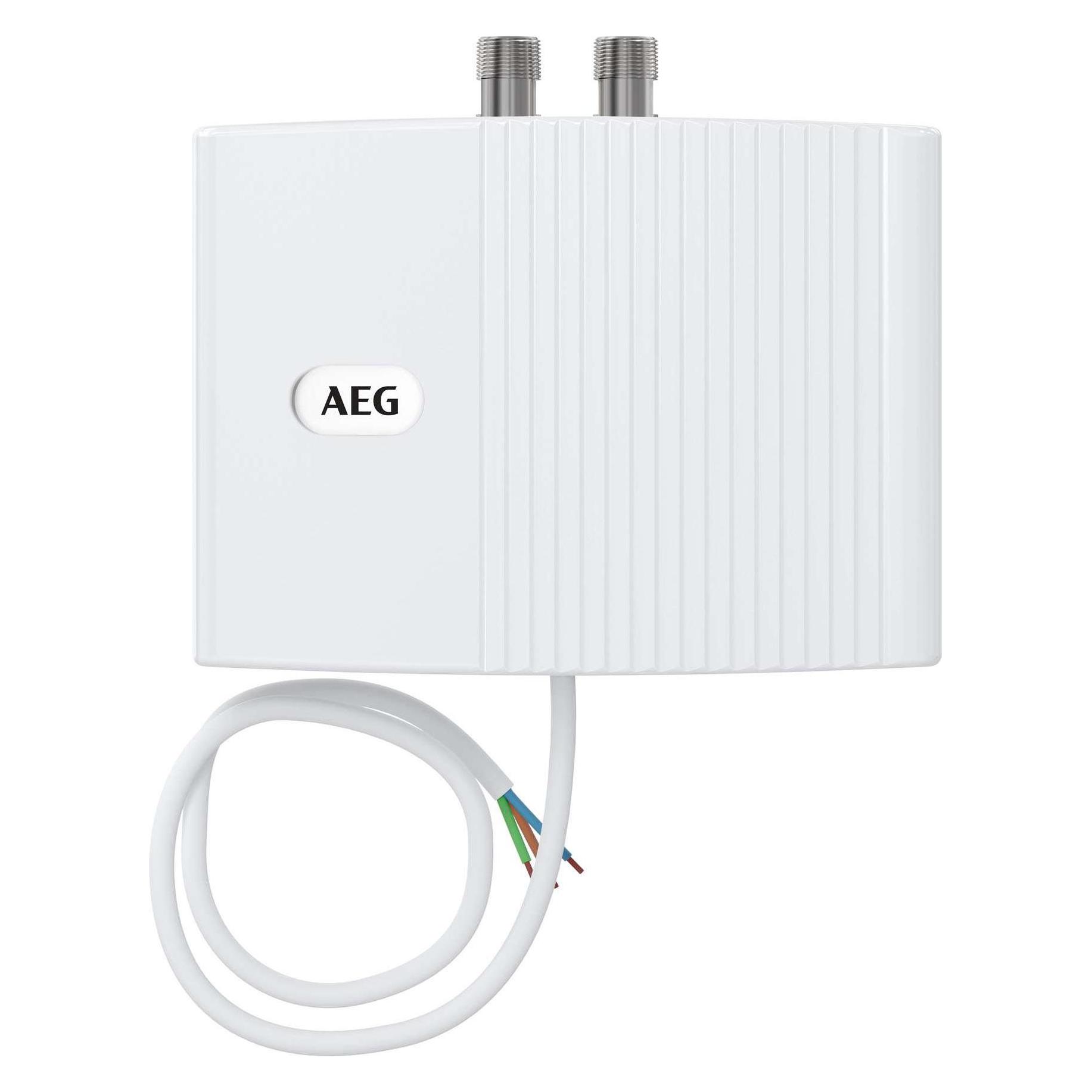 AEG Haustechnik MTE 570 Elektronischer Klein-Durchlauferhitzer nur fürs Handwaschbecken, 5,7 kW, ohne Stecker, VDE (231216)