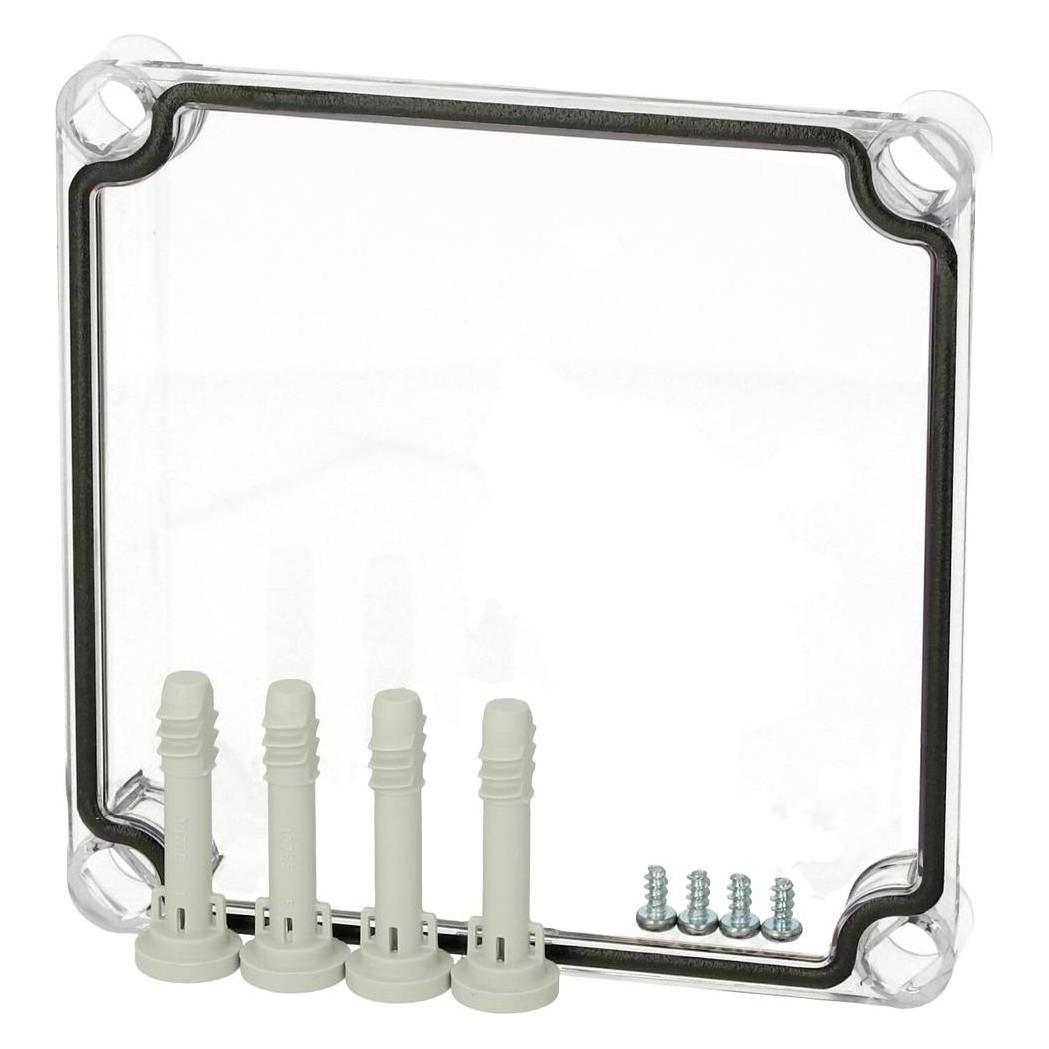 Fibox Abdeckung, PC Transparent 3720147 Universalkabinet 190 x 190 x 30 Polykarbonat Gråhvid (RAL 70 (Gehäuse) (3720147)