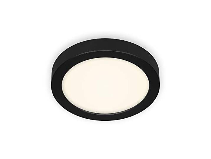 BRILONER Leuchten - LED Deckenleuchte, Deckenlampe, 16,5 Watt, 1.600 Lumen, 4.000 Kelvin, Schwarz-Weiß, Ø 22,5cm