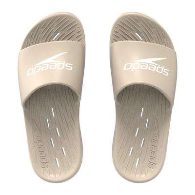 Badesandale SPEEDO "Speedo Slide AF", Damen, Gr. 38, beige (creme), Obermaterial: 100% EVA, unifarben, Schuhe