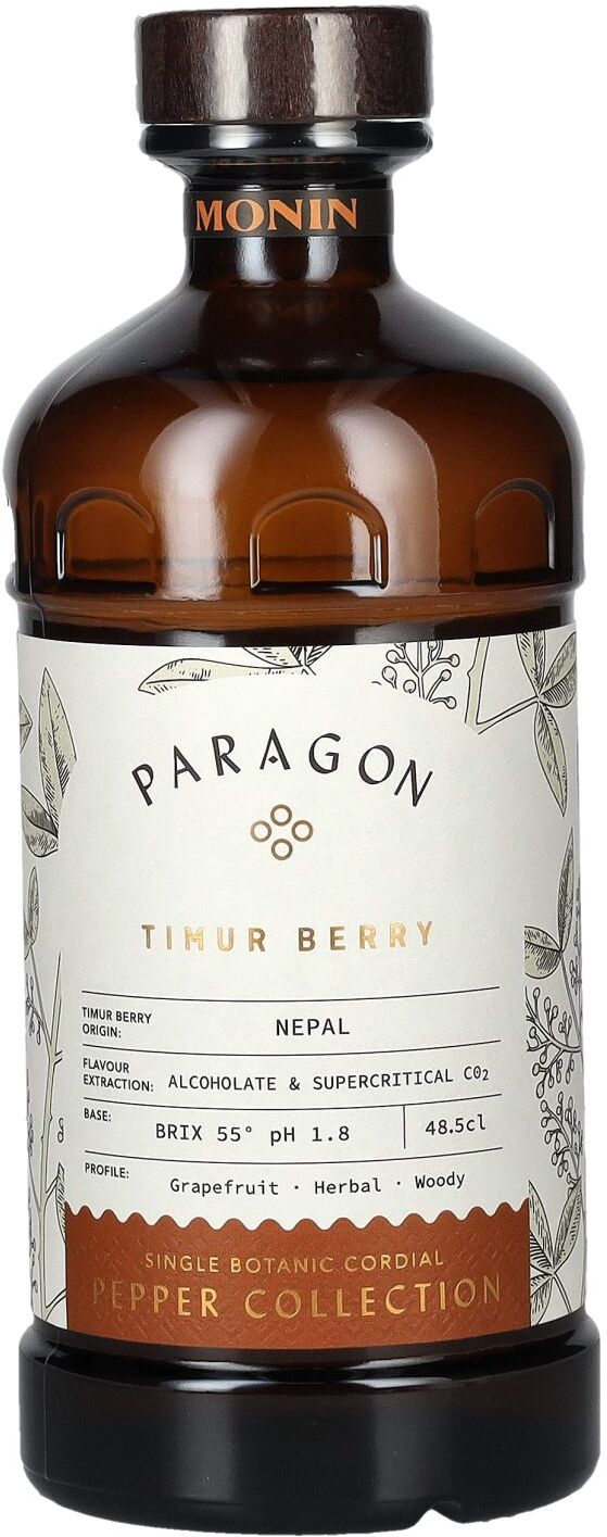 Monin Paragon TIMUR BERRY Single Botanic Cordial Mystic Collection 0,485l