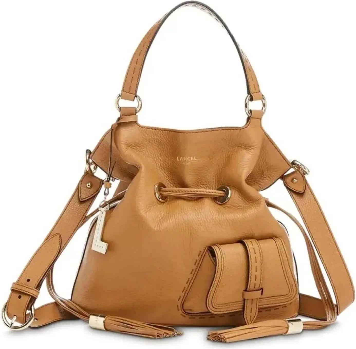 Lancel Sac Seau M 1er Flirt, Farbe: Beige (Camel)