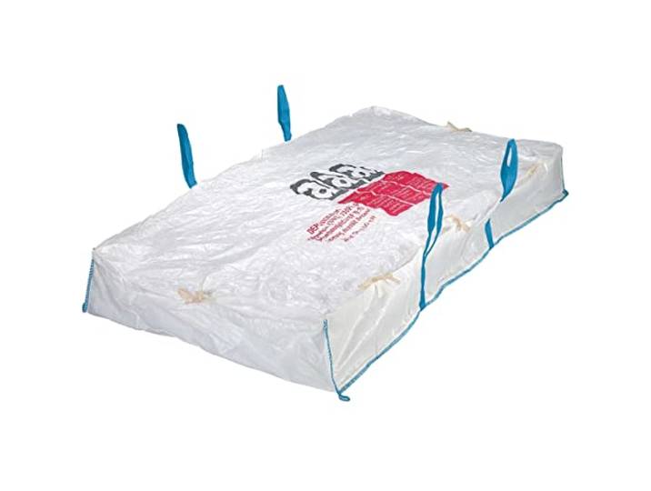 Safetytex Plattenbag Asbest Big Bag 260x125x30 cm Entsorgungsbag (10 Stück) Für Asbestplatten, robustes Gewebe, sicherer Schüttgutbehälter, reißfest, langlebig, professioneller Baustelleneinsatz