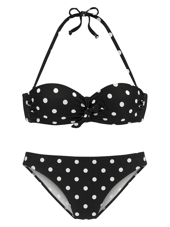 LASCANA Bikini-Oberteil in Schwarz - 40A-Cup