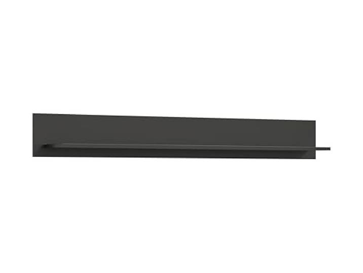 xonox.home Wohnen Linea X84C2T52 Wandboard Wandregal Regalboard in grau matt tiefzieh, in ca. 160x20x20 cm