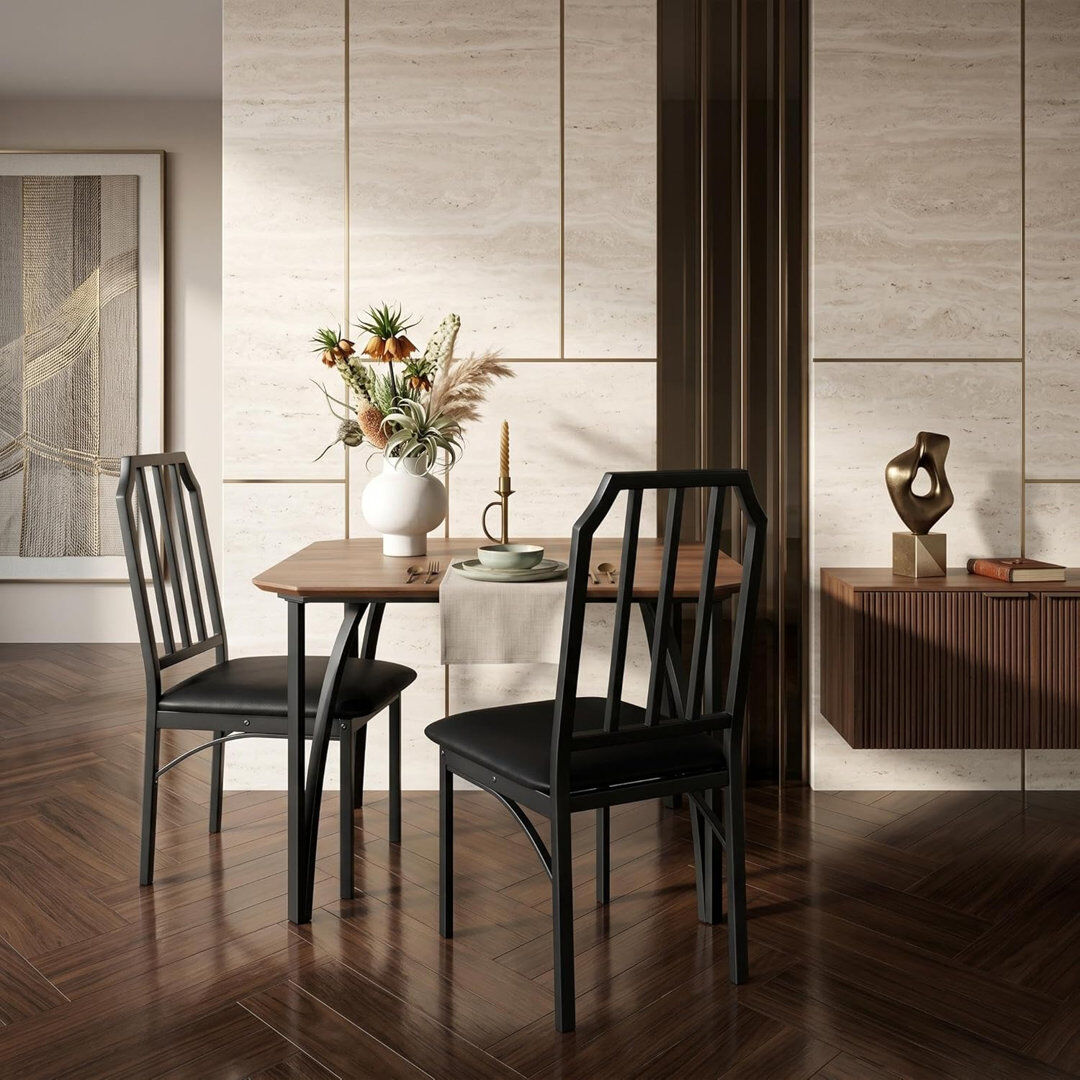 Brayden Studio Dining Set Brown/Brown/Brown/Brown
