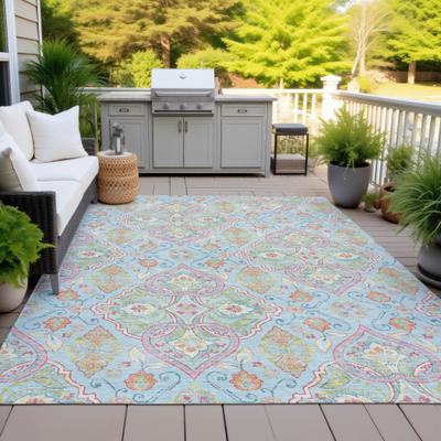 Addison Rugs Machine Washable Indoor/Outdoor Traditional Spades Chantille Rug