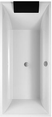 Villeroy und Boch Villeroy & Boch Squaro BQ180SQR2V01 Badewanne 180 x 80 cm, weiss, inklusive Wannenfüße