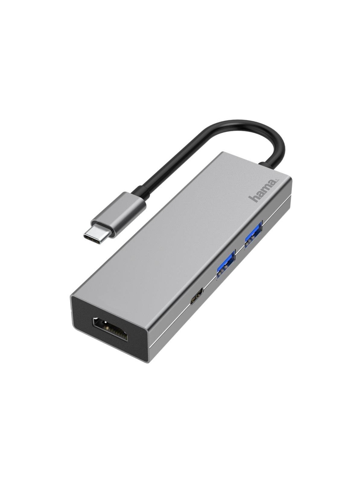 Hama Multiport Adapter - docking station - USB-C 3.2 Gen 1 - HDMI
