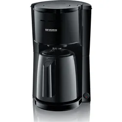 SEVERIN KA 9306 Kaffeeautomat, Thermokanne, 1000 W, 8 Tassen, schwarz