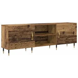 Helloshop26 - Moderner rechteckiger TV-Schrank effizienter Stauraum 150 x 30 x 50 cm aus Altholz