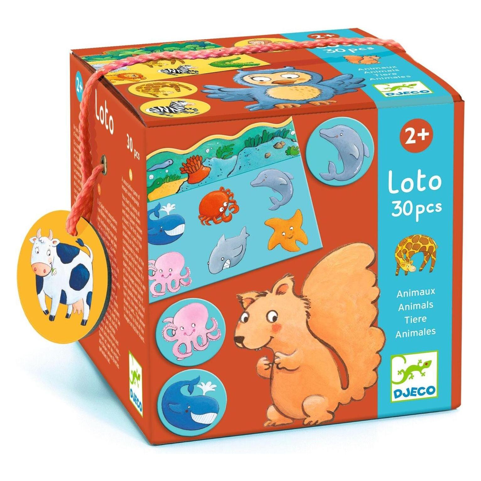 Djeco Lernspiel Lotto Tier (mult) (Deutsch, Englisch, Französisch) (5408120)