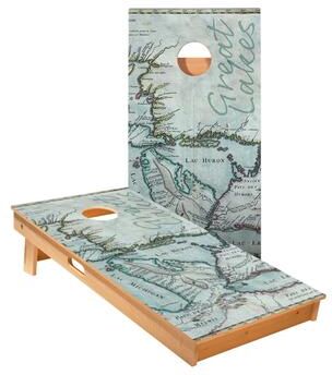Skip's Garage Great Lakes Cornhole Boards