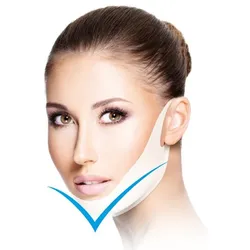 CNC Cosmetic aesthetic world Kinnmaske V-Line, 4 Stück