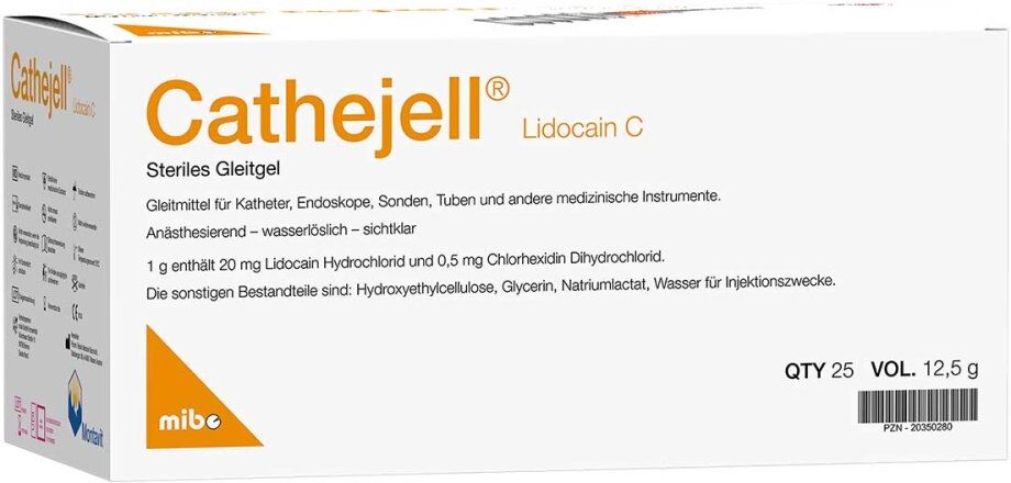 Cathejell Lidocain C Steriles Gleitgel Zhs 12,5 G